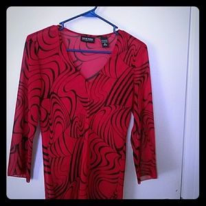 FASHIONABLE SHEER TOP